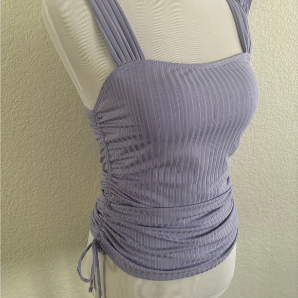 Lavender Ribbed Bikini Set - Picture 2 of 8